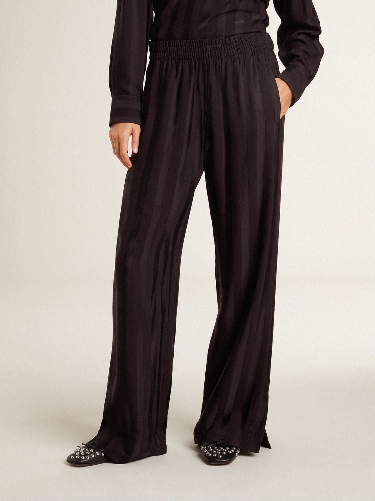 Golden Goose Women's joggers with ankle slit