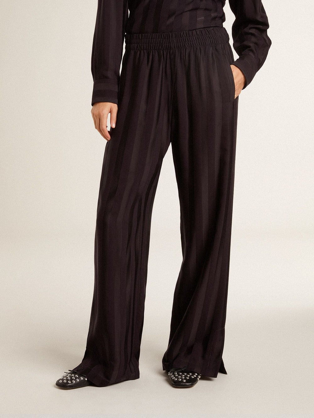 Golden Goose Women's joggers with ankle slit