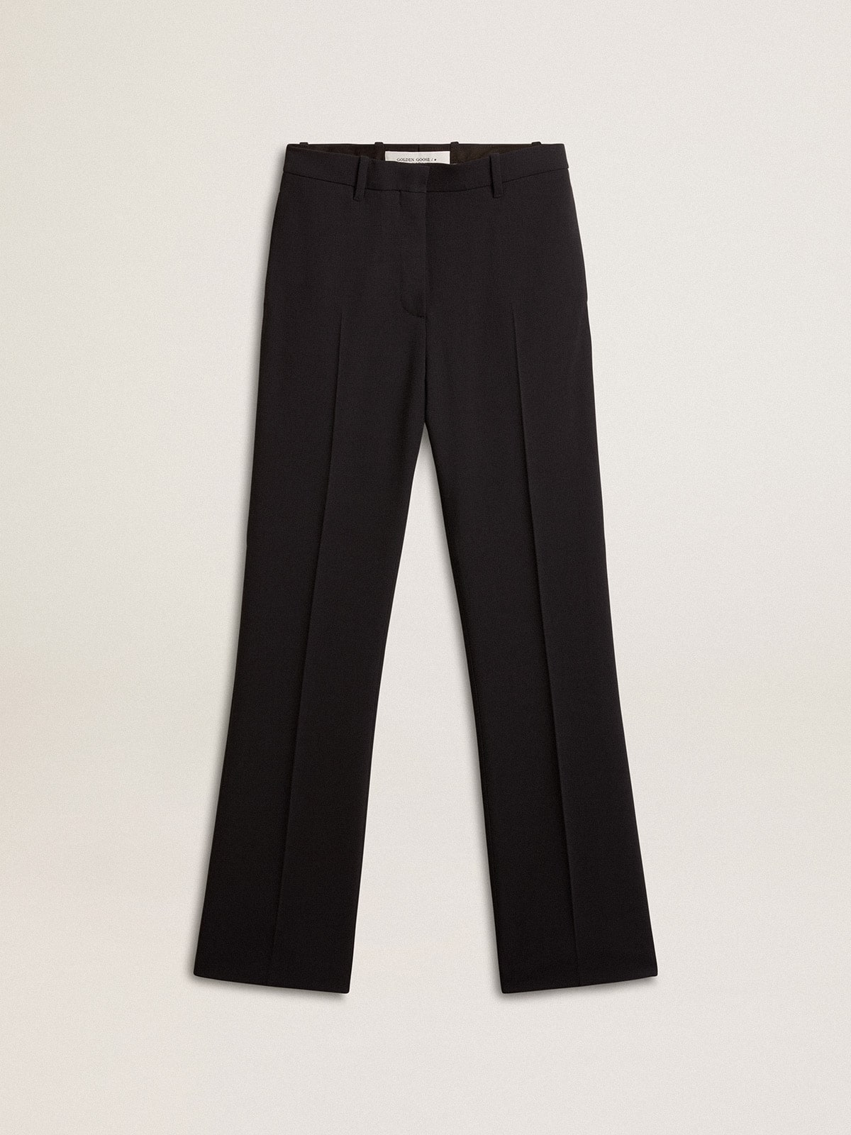 Golden Goose Women’s soft black pants in wool blend
