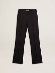 Golden Goose Women’s soft black pants in wool blend