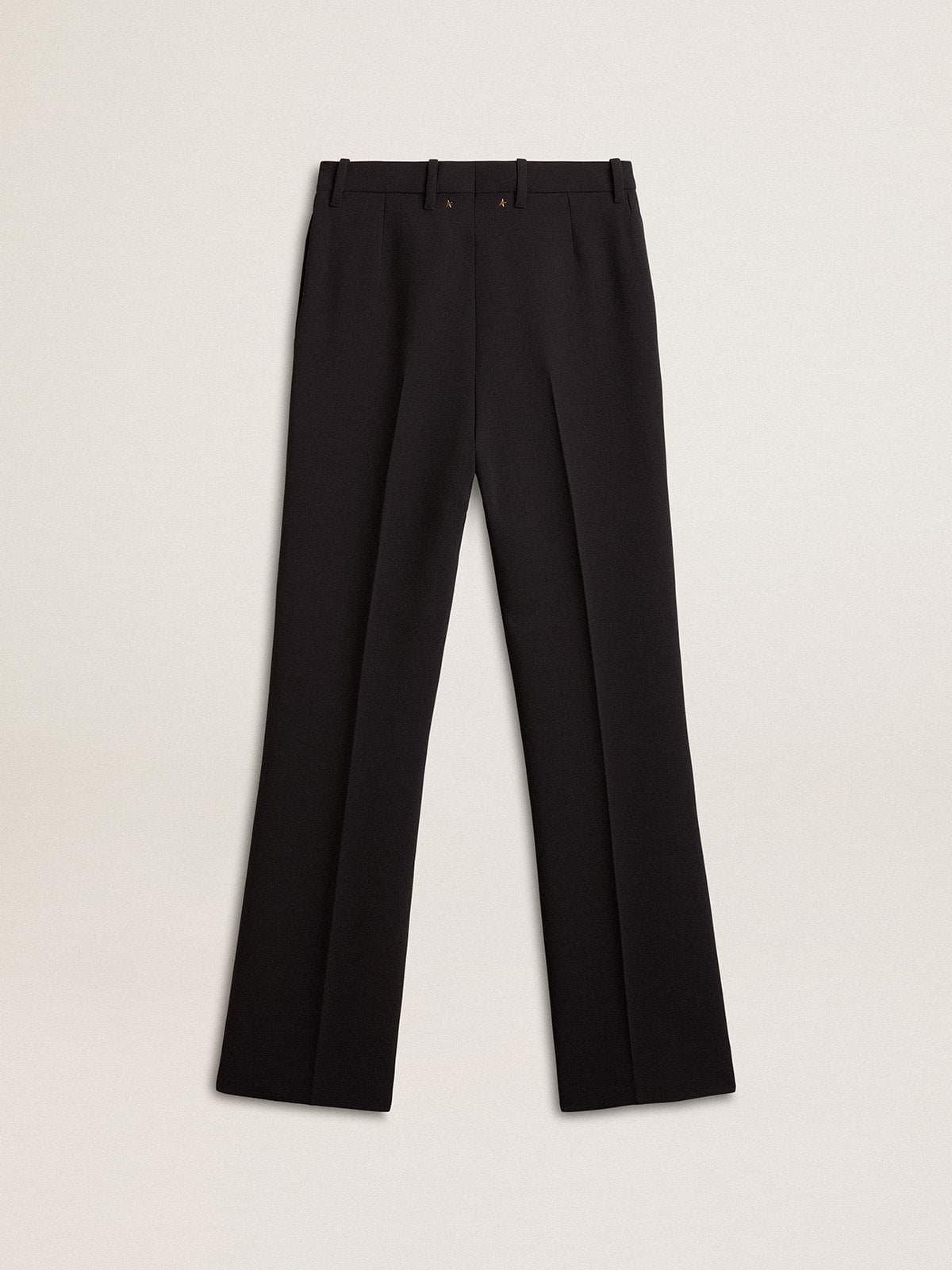 Golden Goose Women’s soft black pants in wool blend