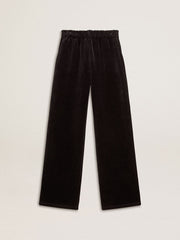 Golden Goose Women's joggers in velvet-effect cotton blend