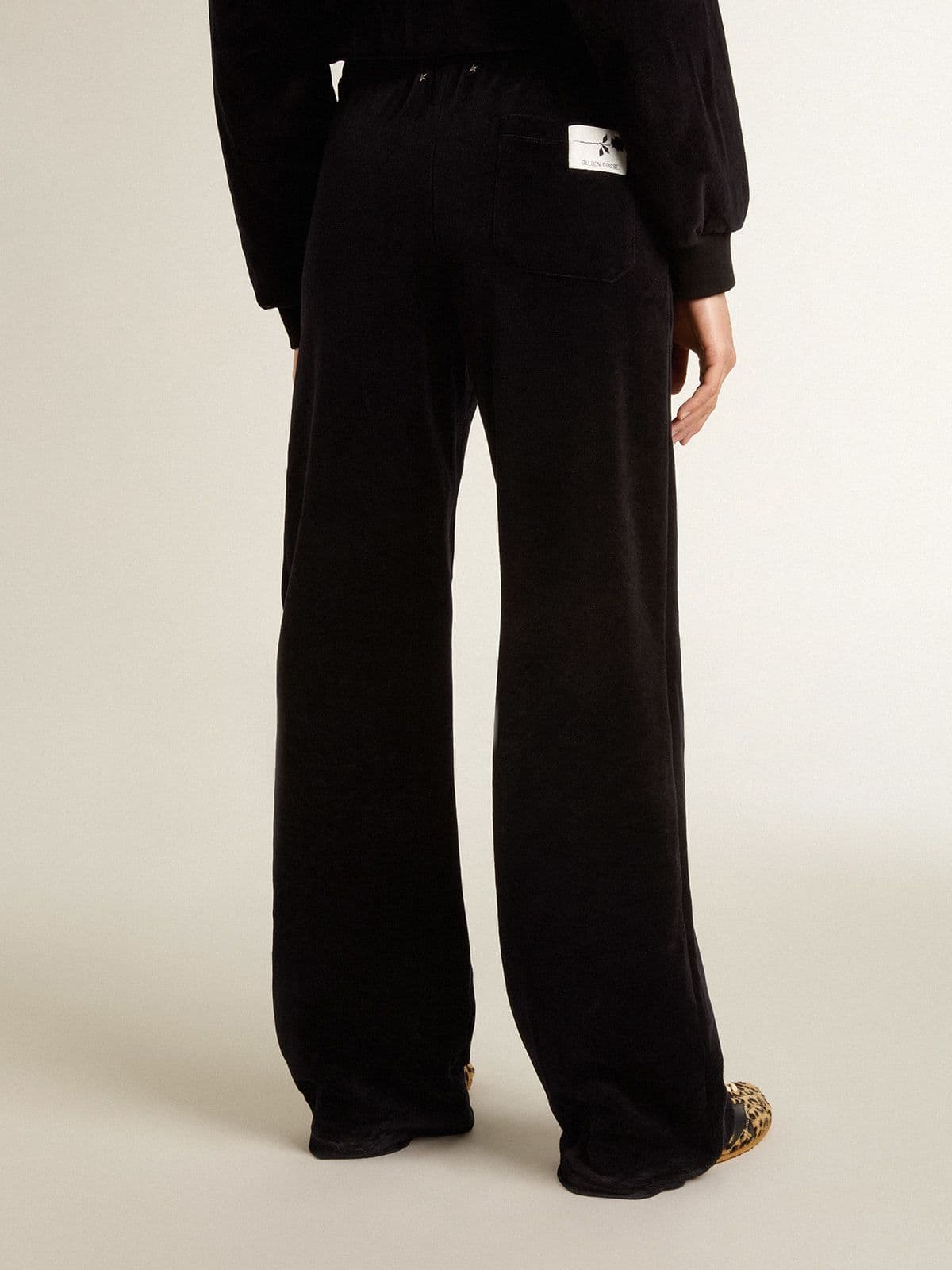 Golden Goose Women's joggers in velvet-effect cotton blend