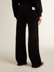 Golden Goose Women's joggers in velvet-effect cotton blend