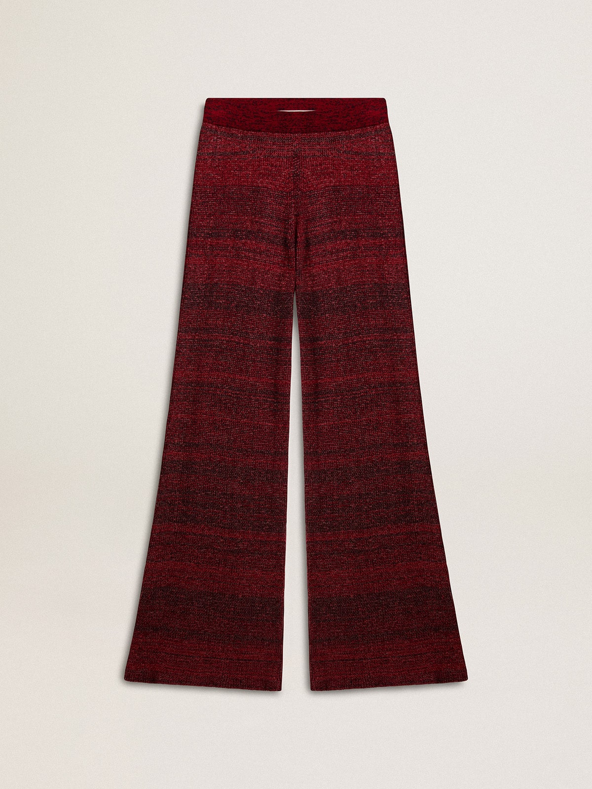 Golden Goose Irregular-striped cotton pants