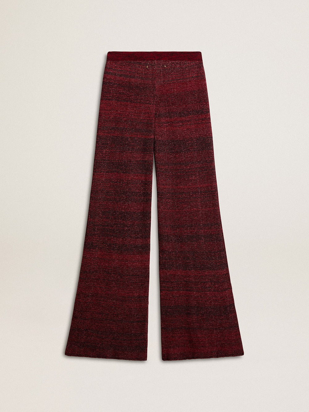 Golden Goose Irregular-striped cotton pants