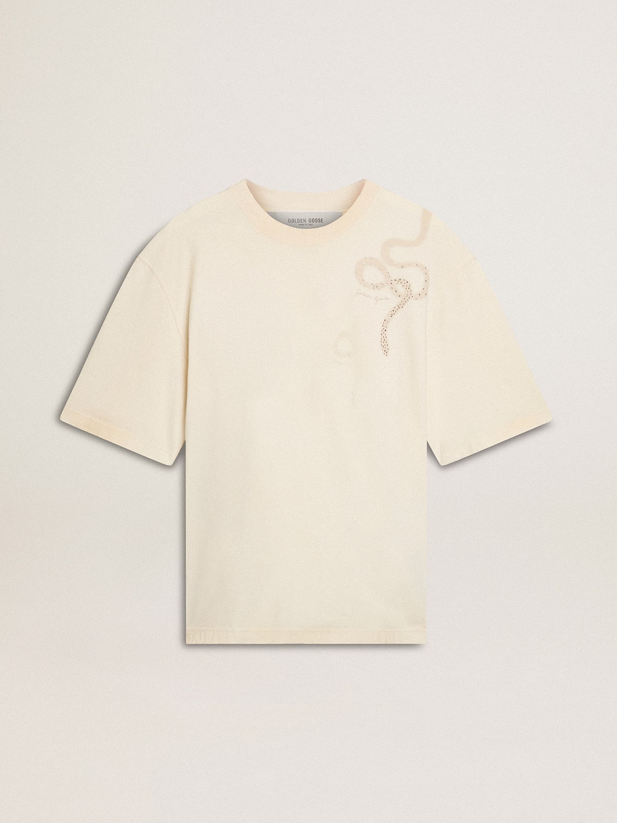 Golden Goose CNY worn-white relaxed fit T-shirt