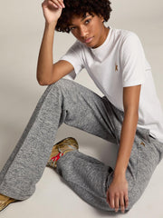 Golden Goose White Star Collection T-shirt with star in gold glitter on the front