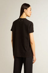 Golden Goose Women’s regular-fit distressed T-shirt in black