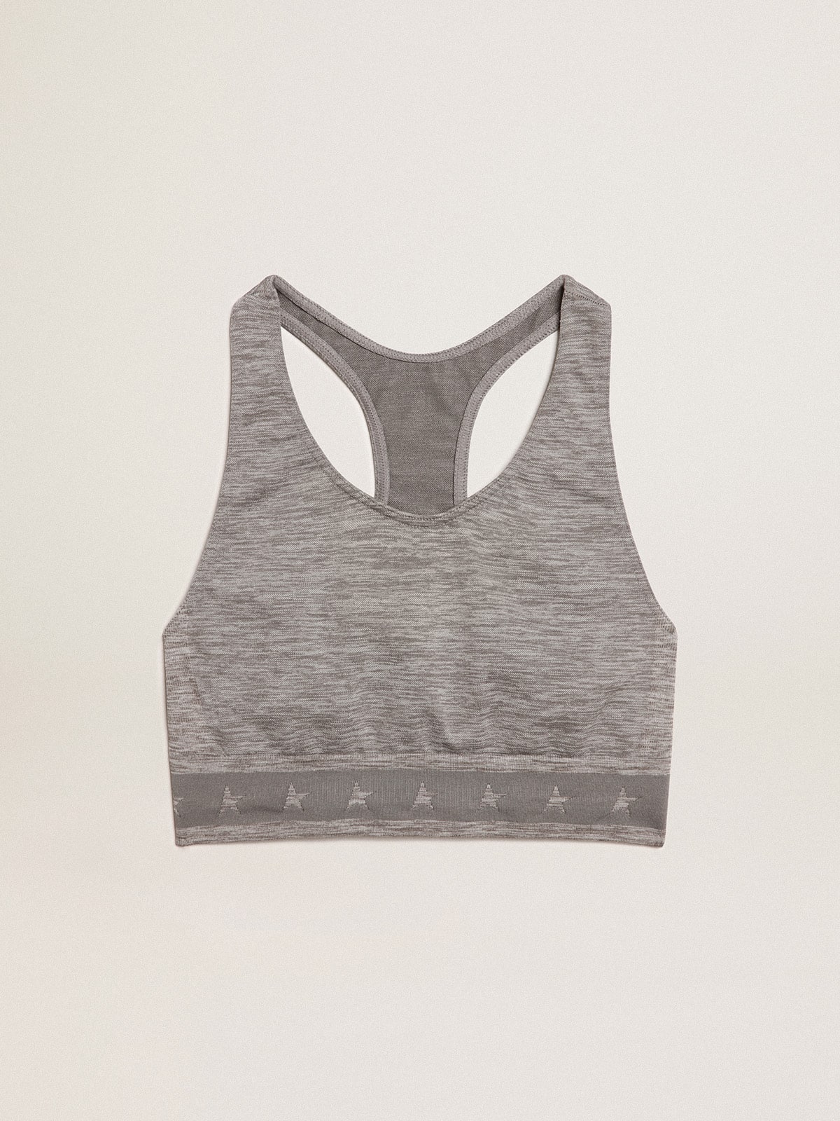 Golden Goose Gray melange athletic top