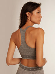 Golden Goose Gray melange athletic top