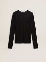 Golden Goose Women's black crew neck t-shirt
