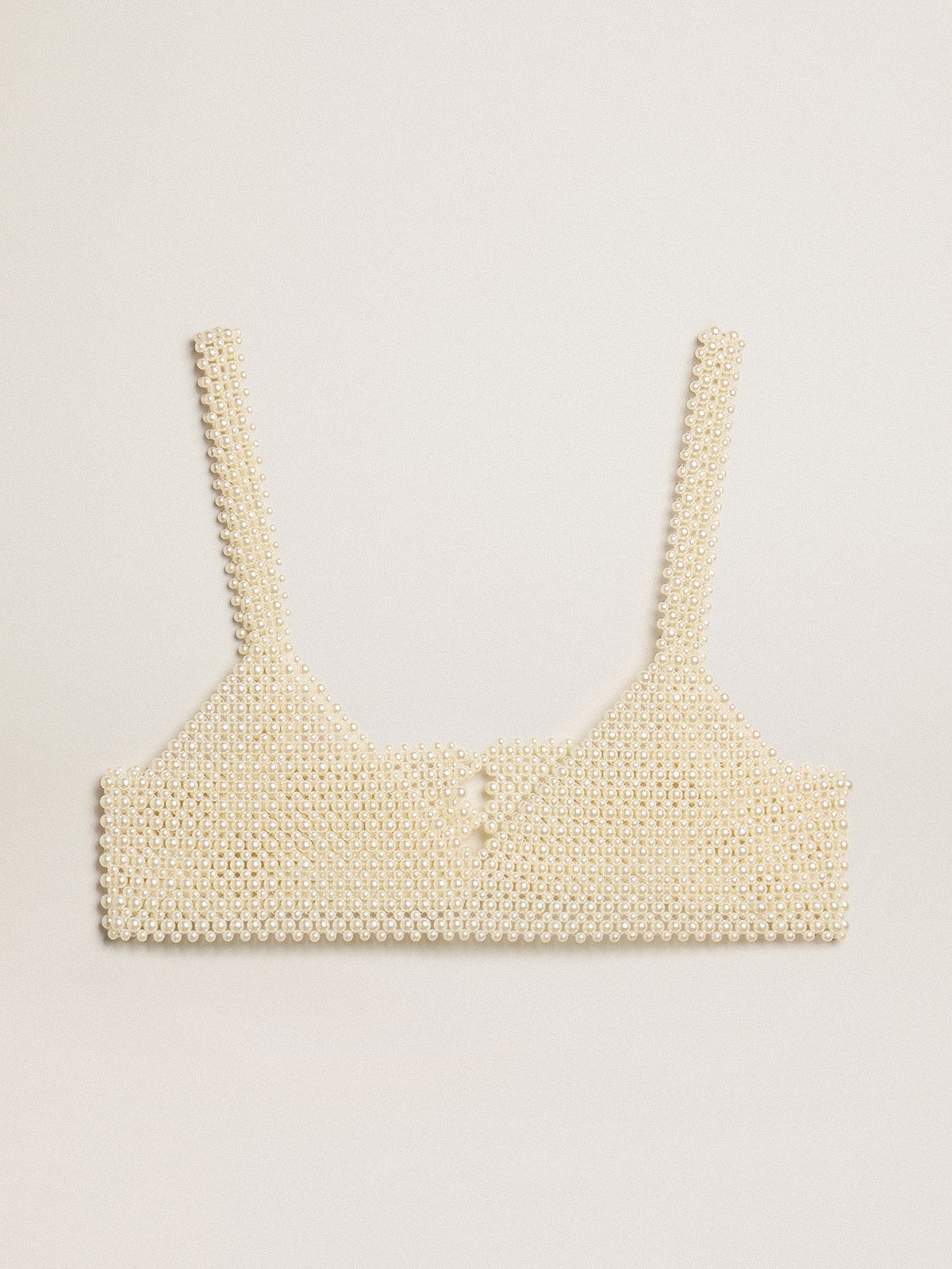 Golden Goose Women’s string of pearls top