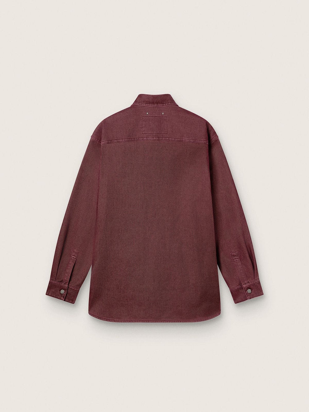 Golden Goose Women's shirt in burgundy denim