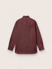 Golden Goose Women's shirt in burgundy denim