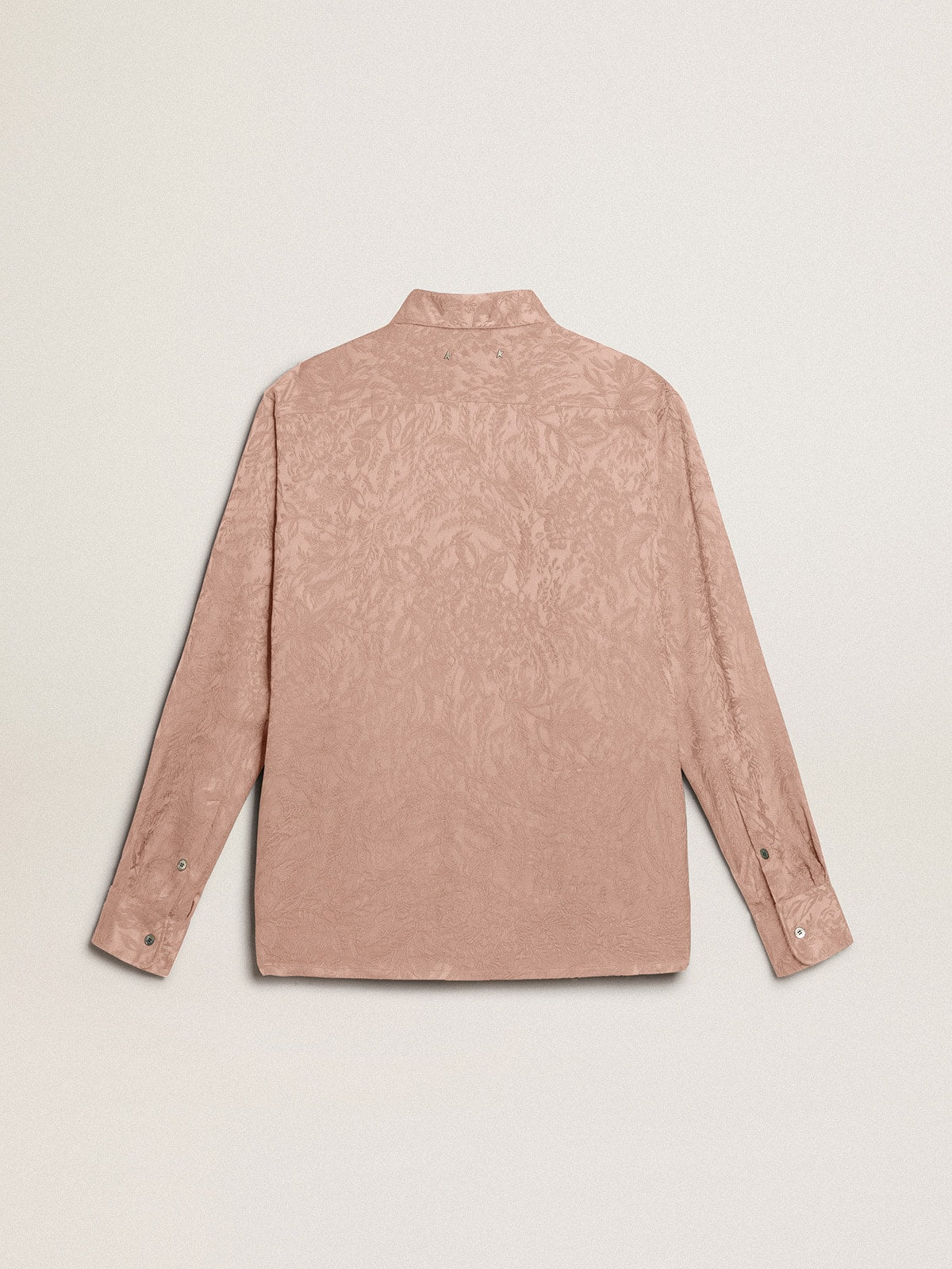 Golden Goose Women's pink viscose shirt with floral pattern