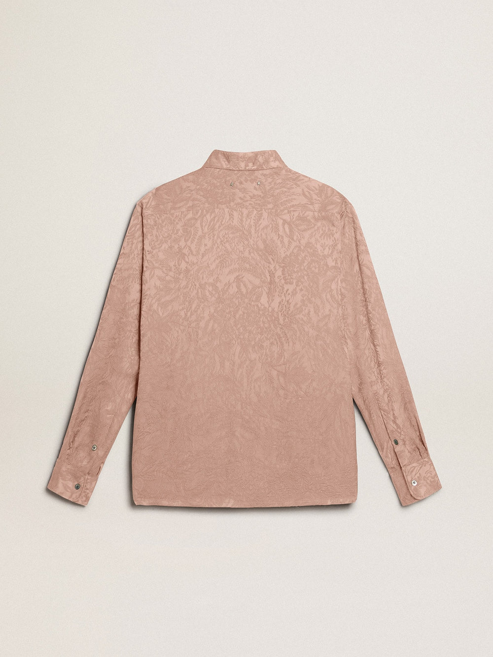 Golden Goose Women's pink viscose shirt with floral pattern
