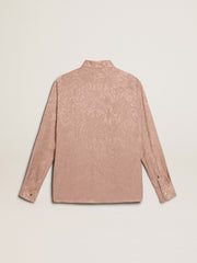 Golden Goose Women's pink viscose shirt with floral pattern