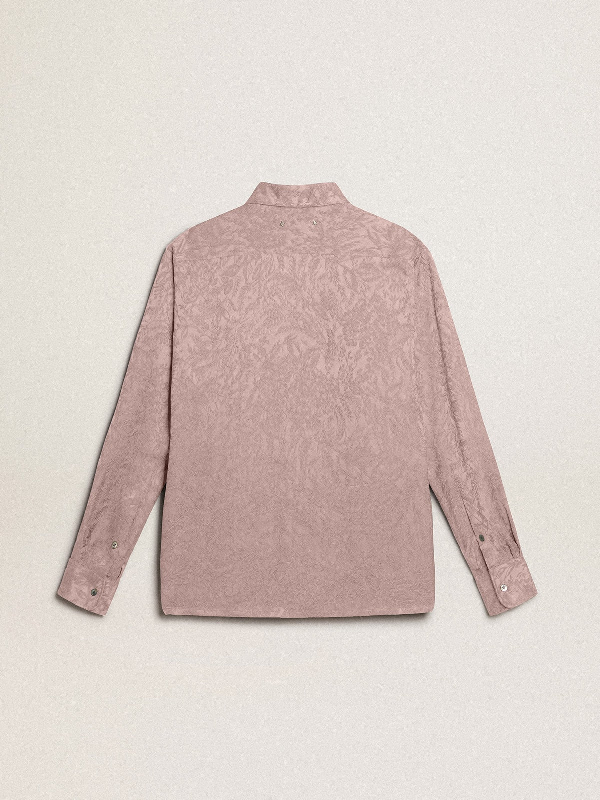 Golden Goose Women's pink viscose shirt with floral pattern