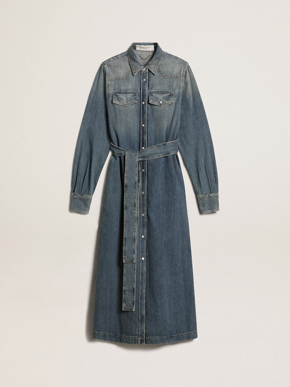 Golden Goose Women’s denim shirt dress | Golden Goose