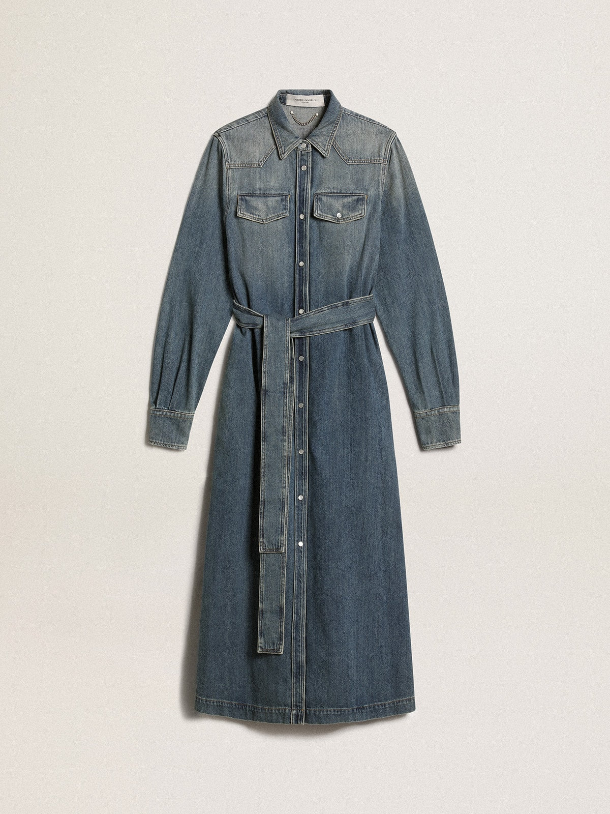 Golden Goose Women’s denim shirt dress | Golden Goose