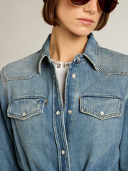 Golden Goose Women’s denim shirt dress | Golden Goose