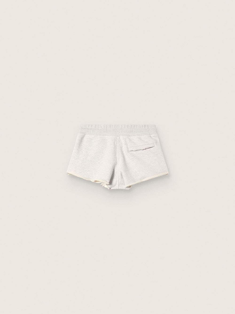 Golden Goose Star women’s shorts in gray melange fleece