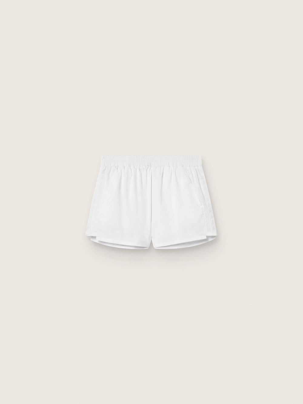 Golden Goose Women's white double-layer sports shorts
