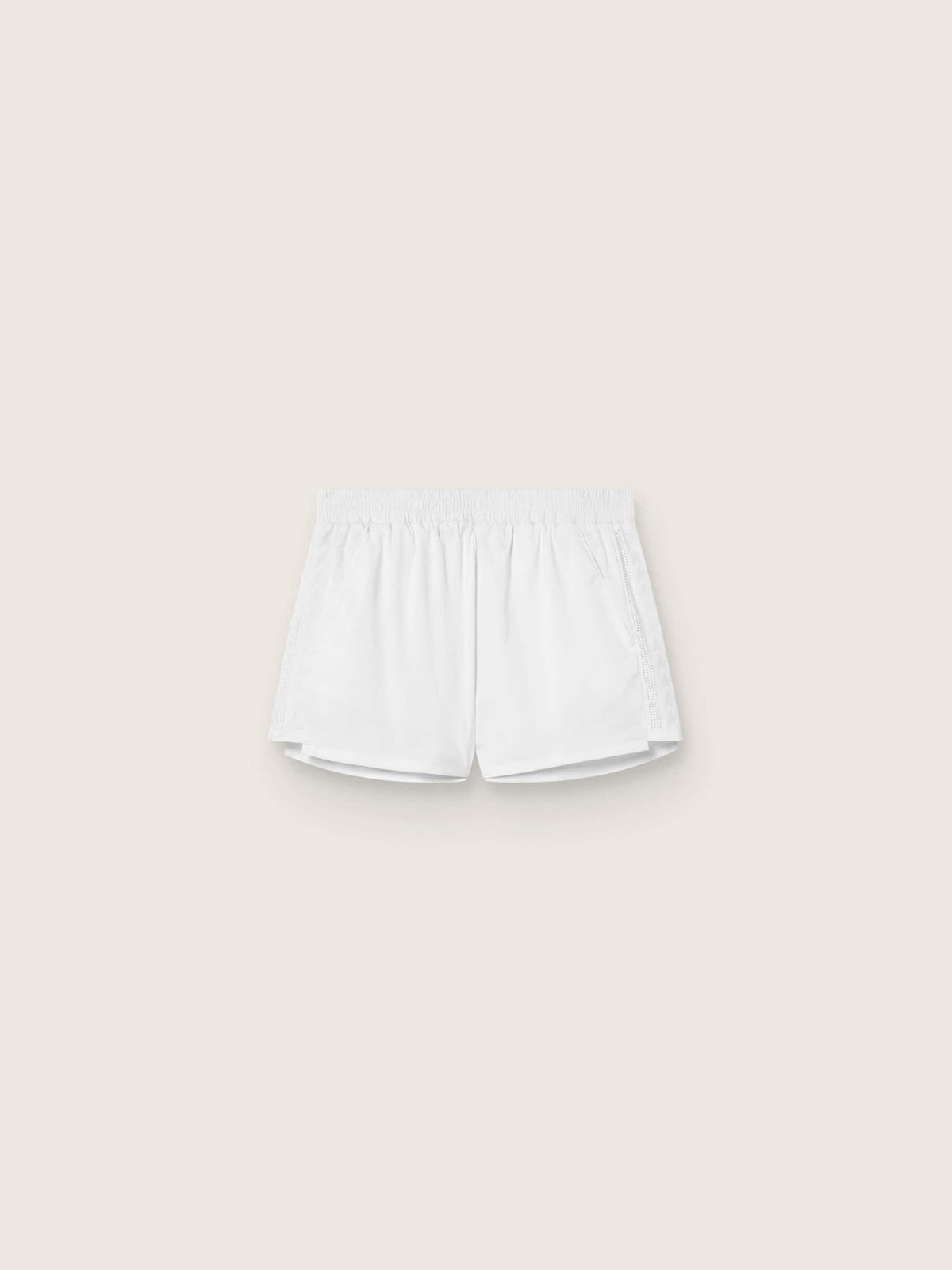 Golden Goose Women's white double-layer sports shorts