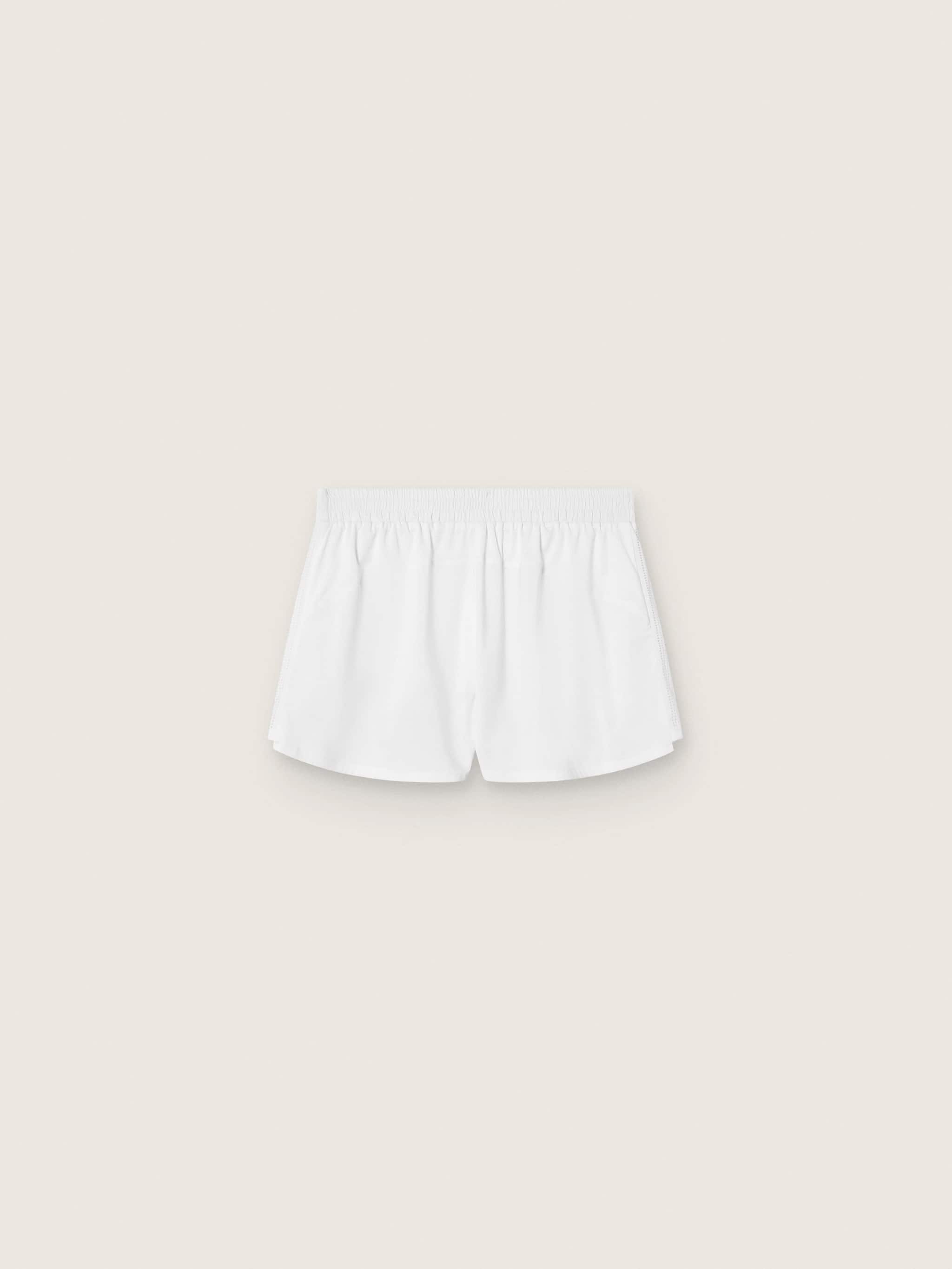 Golden Goose Women's white double-layer sports shorts