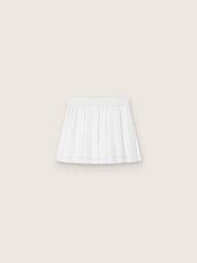 Golden Goose Pleated sports miniskirt in white