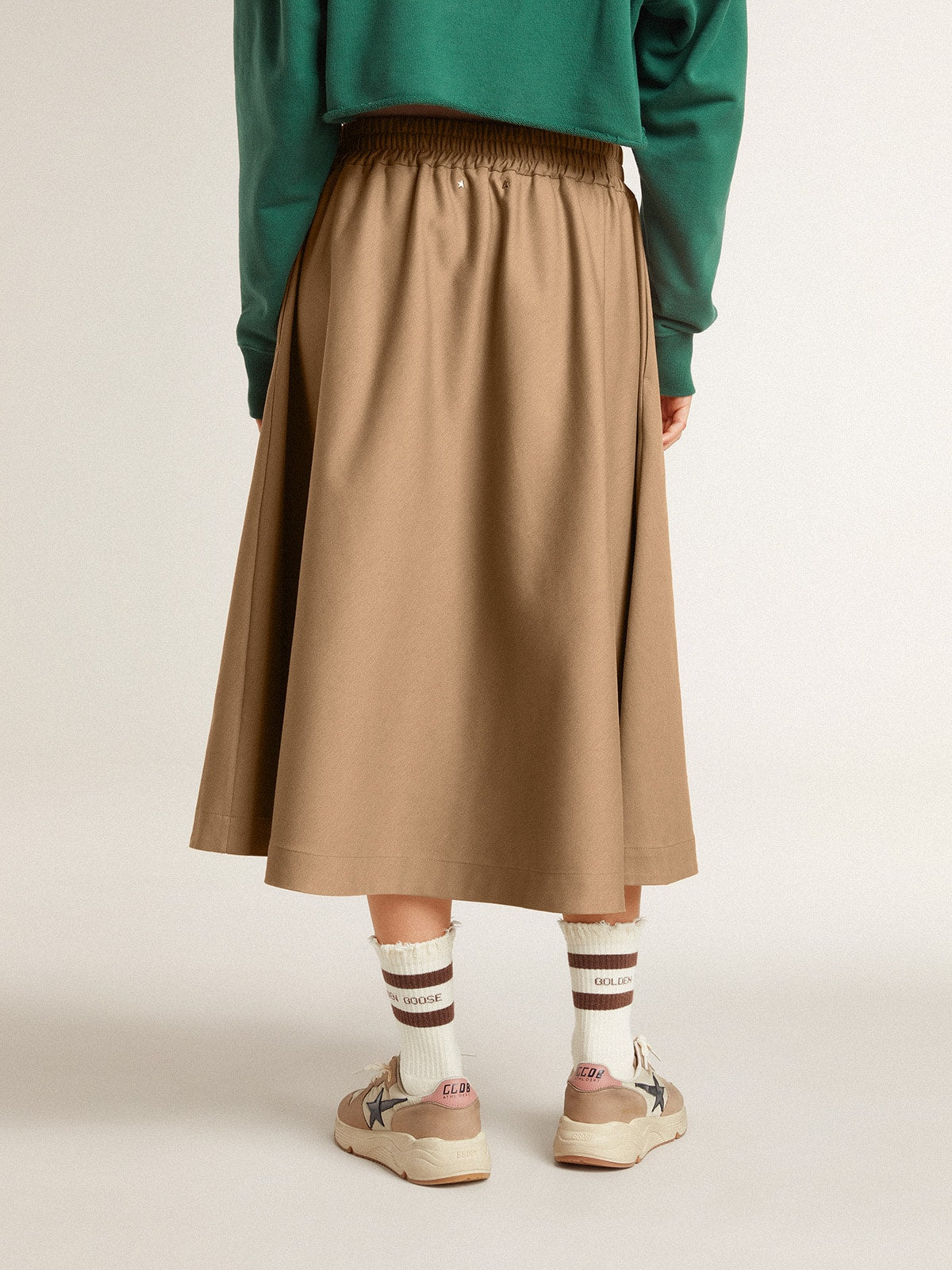 Golden Goose Women’s beige circle skirt