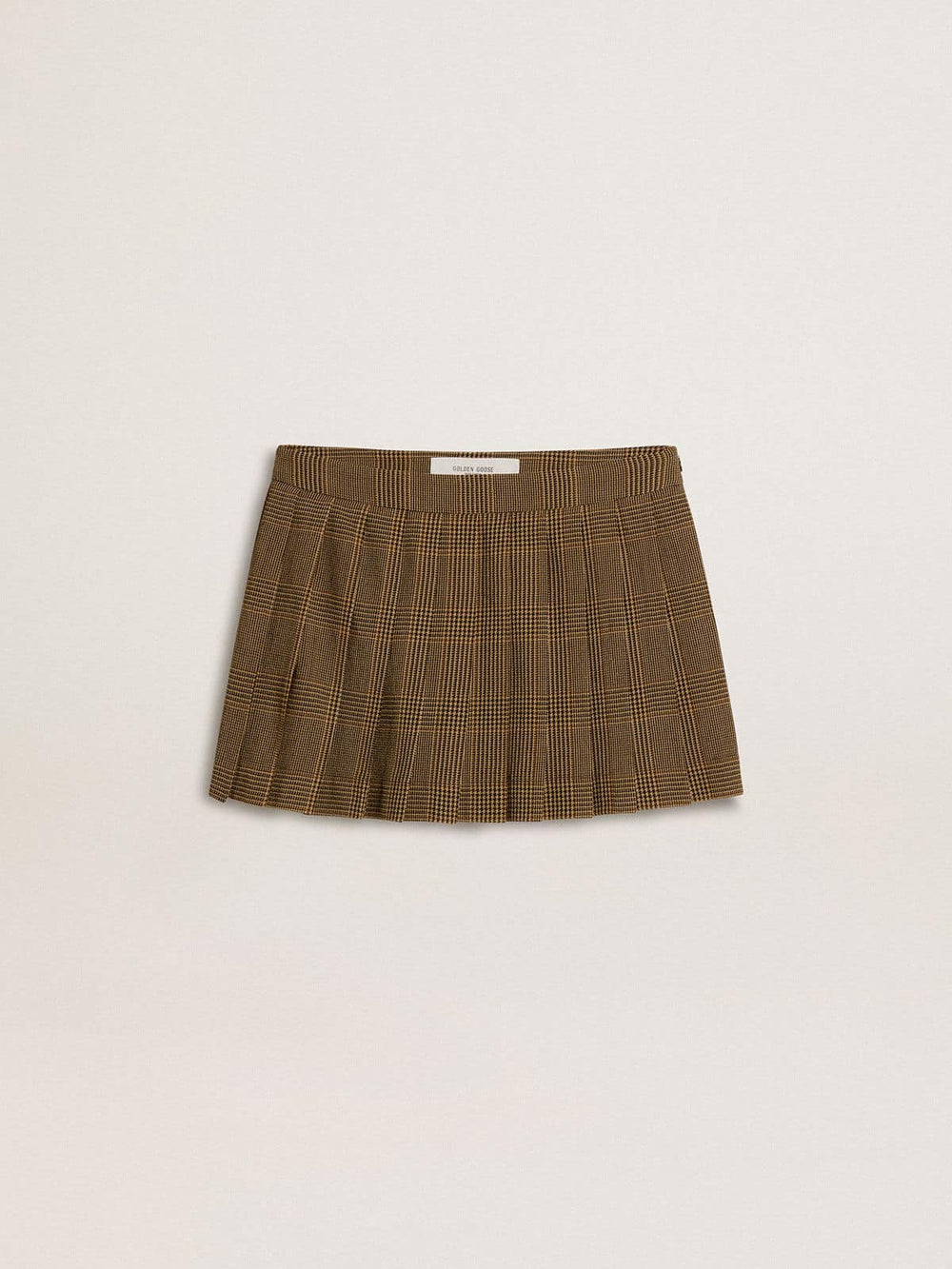 Golden Goose Wool pleated mini skirt