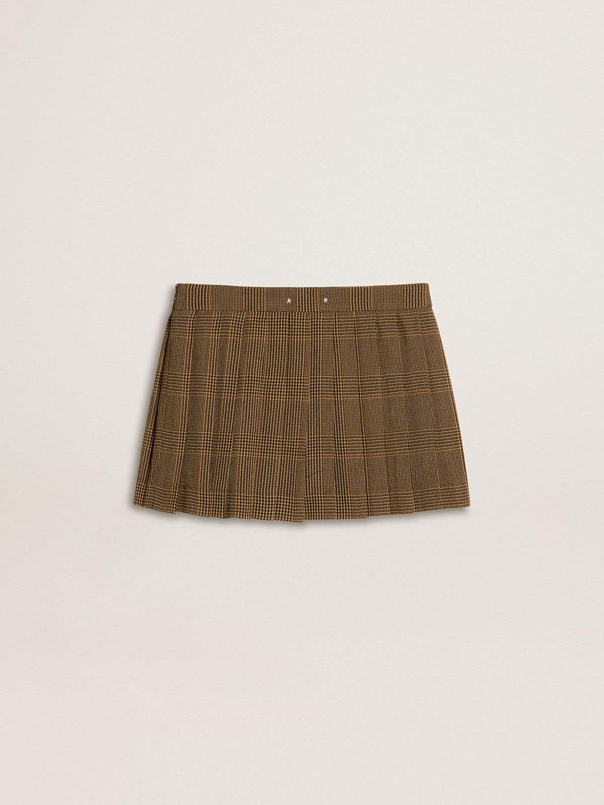 Golden Goose Wool pleated mini skirt