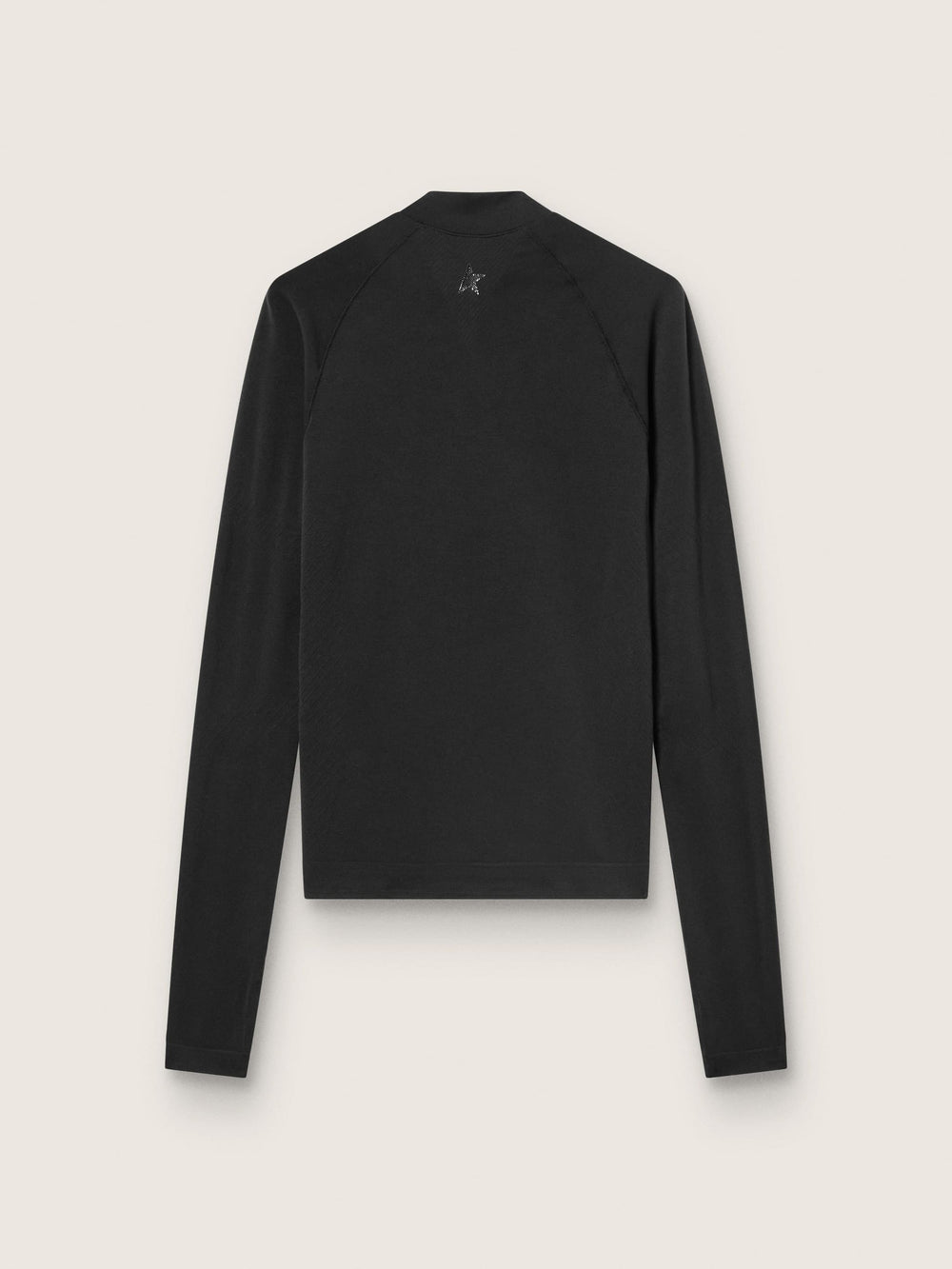 Golden Goose Women's black long-sleeve sports top with zip