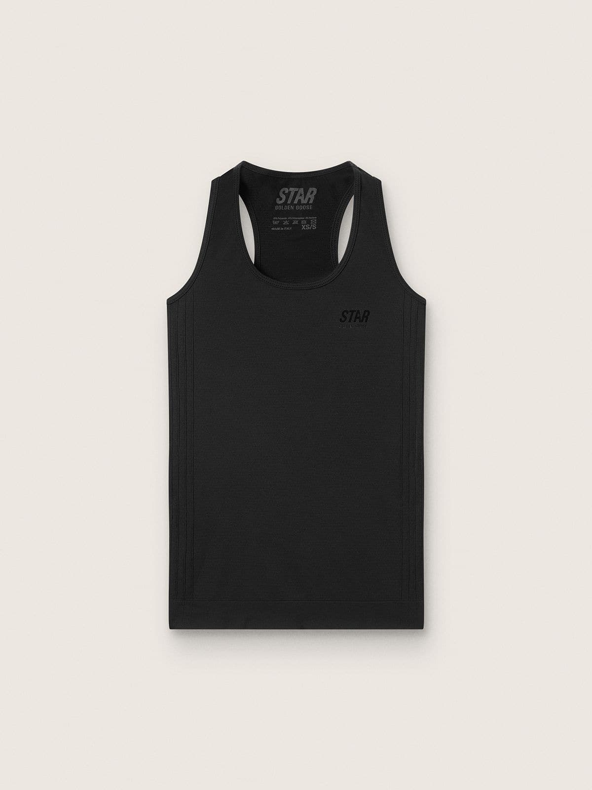 Golden Goose Women's black sports tank top