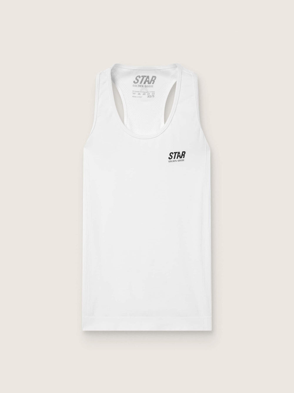 Golden Goose Women's white sports tank top