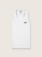 Golden Goose Women's white sports tank top
