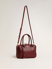 Golden Goose Vita Bag in burgundy leather with gold details