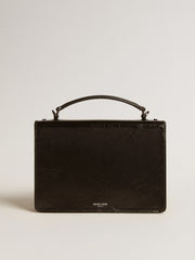 Golden Goose Venezia Bag in black metallic leather with black details