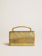 Golden Goose Small Venezia Bag in gold metallic leather with gold details