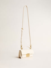 Golden Goose Small Venezia Bag in butter-colored boarded leather with gold details