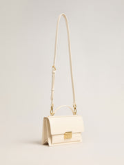 Golden Goose Venezia Bag in butter-colored boarded leather with gold details