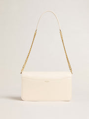 Golden Goose Gioia Bag in butter-colored boarded leather with gold details