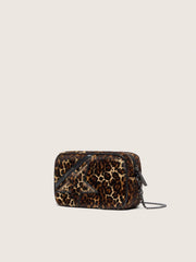 Golden Goose Mini Star Bag in animal-print pony skin with tone-on-tone star