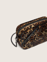 Golden Goose Mini Star Bag in animal-print pony skin with tone-on-tone star