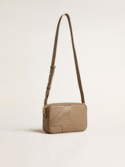 Golden Goose Star Bag in sage-green leather with tone-on-tone star