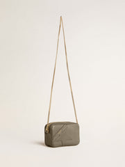 Golden Goose Mini Star Bag in sage-green leather with tone-on-tone star