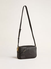 Golden Goose Star Bag in black leather with tone-on-tone star
