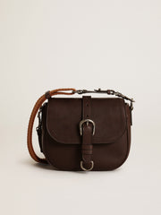 Golden Goose Women's Francis Bag small in dark brown leather